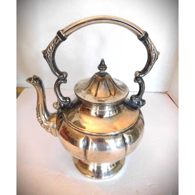 Antique Silver on Copper Late 19th Century Coffee Pot For Sale - Image 4 of 8