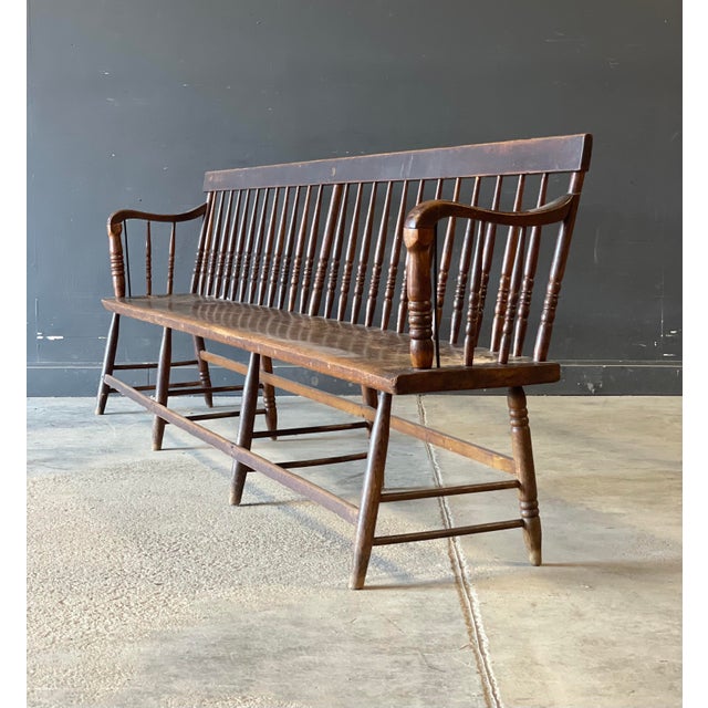 Antique Deacons Bench Chairish