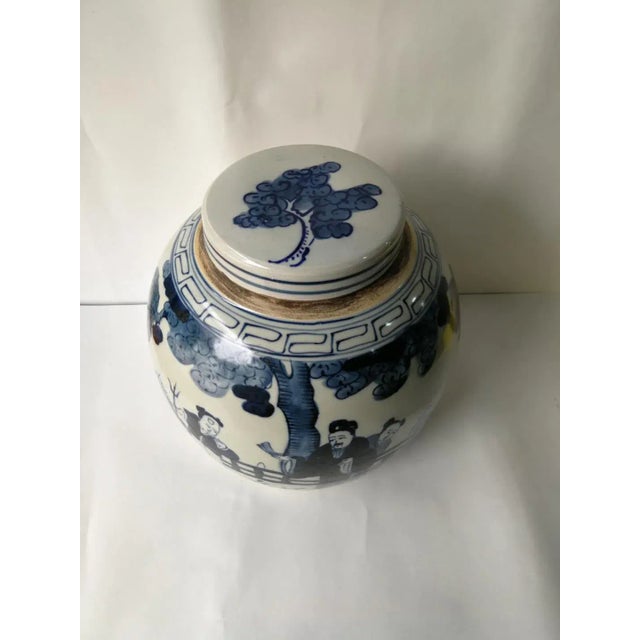 Chinese Blue and White Porcelain Ginger Jar For Sale In Greensboro - Image 6 of 11