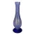 Pasabahce Crystal Vase Blue & White "Eye of the Nightingale" Bud Vase Design Ts 6500 For Sale