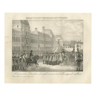 The Consuls Installed at the Tuileries, 1827, Paper For Sale