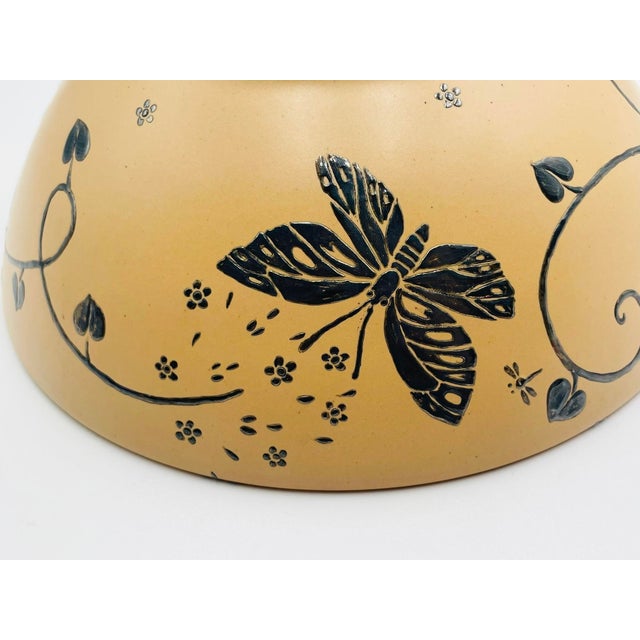 Emilia Castillo Porcelain & Silver Butterfly Bowl, Taxco, 2009 For Sale - Image 14 of 18