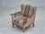 Wood Danish Armchair in Furniture Wool Fabric & Oak Wood, 1970s For Sale - Image 7 of 18