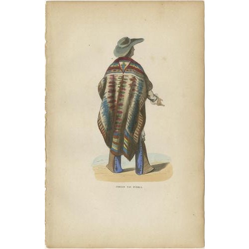 Black European School Artist, Indigenous Peoples of the Americas, 1852, Print, Set of 10 For Sale - Image 8 of 13