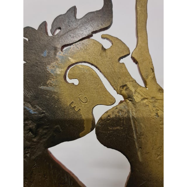 Sculpture in Metal & Stone by Ezio Gribaudo, 1990s For Sale - Image 10 of 14