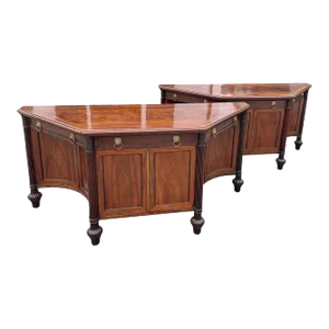 Pair of Early 19th Century Regency Mahogany Sideboard Cabinets