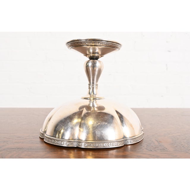 Tiffany and Co. Tiffany & Co. Antique Silver Pedestal Fruit Bowl or Center Bowl For Sale - Image 4 of 8