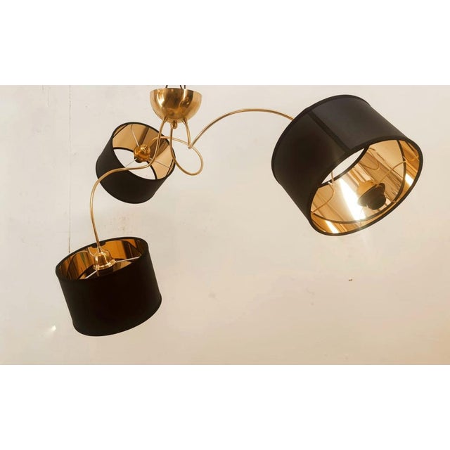 Brass Ceiling Light with Adjustable Arms For Sale - Image 12 of 18