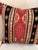 Authentic kilim patterned pillow cover -Multi Color fabric made from multi-layered fiber yarn and velvet, offering rich...