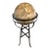 Vintage Replogle LeRoy M. Tolman World Globe on Handmade Wrought Iron Floor Stand For Sale