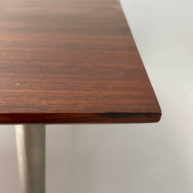 Mid-Century Modern Italian Coffee Table in Wood and Metal, 1960s For Sale - Image 6 of 14