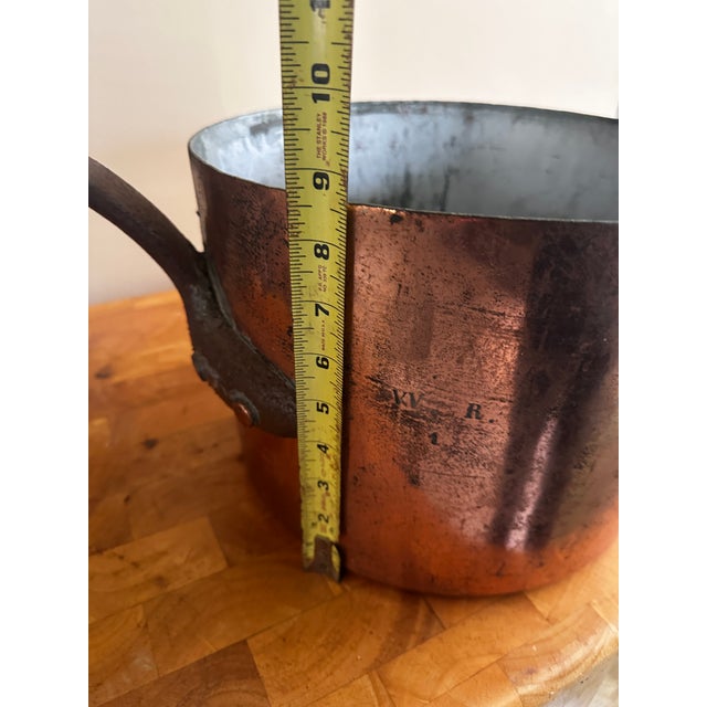 19th Century Huge Copper Pan or Stock Pot For Sale - Image 9 of 11