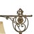 An antique bridge lamp by Rembrandt, crafted circa 1930, showcasing an elegant blend of cast iron and brass. This piece...