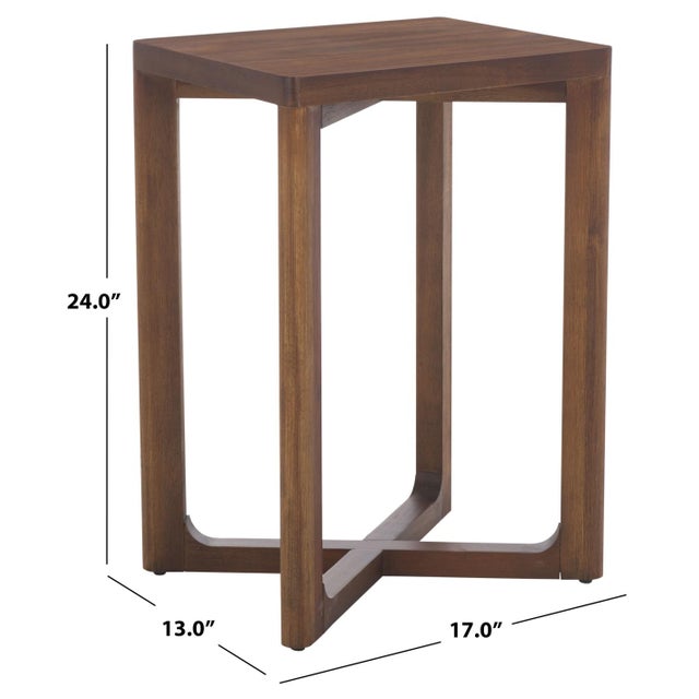 Contemporary Akai Accent Table in Walnut For Sale - Image 3 of 8