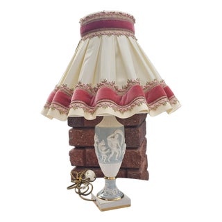 Porcelain Lamp from Capodimonte, 1960s-1970s For Sale