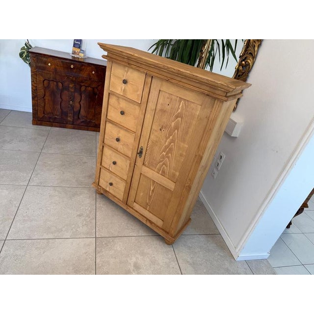 Rustic Farmhouse Pantry Cupboard For Sale - Image 6 of 8