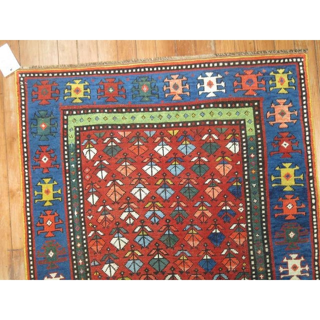 Zabihi Collection Antique Kazak Prayer Motif Rug - 2'9" x 4'11" For Sale - Image 4 of 6