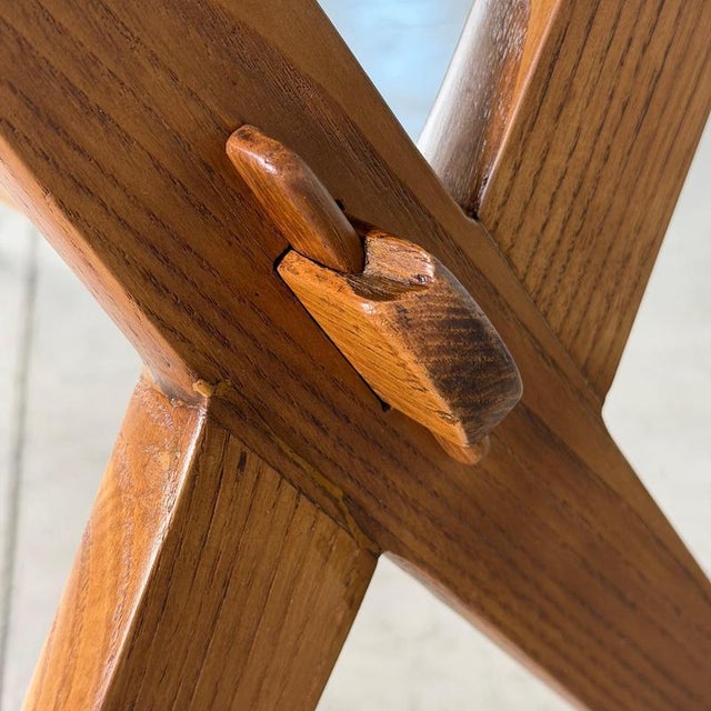 Vintage Writing Desk in Chestnut Wood by Italo Gamberini, Italy, 1940s For Sale - Image 16 of 18
