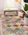 2020s 5x8 Nadia Kilim Multicolor Geometric Modern Flatweave Wool Carpet Rug For Sale - Image 5 of 6