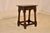 19th century hand carved oak joint stool from England. The top has a nicely beveled edge, following down to a hand-carved...