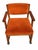 Mid-Century Modern 1970's Bernhardt Mid Century Modern Burnt Orange Velvet Rolling Dining Chairs - Set of 4 For Sale - Image 3 of 11