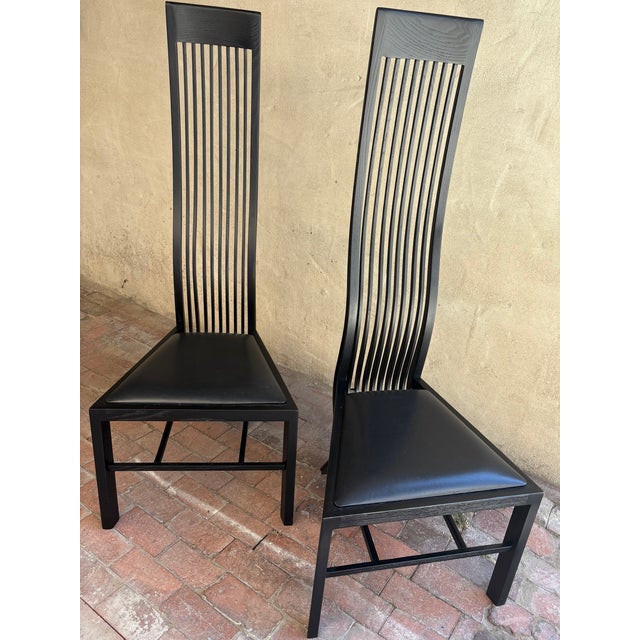 Arata Isozaki Monroe Chairs by Arata Isozaki Set of 2 For Sale - Image 4 of 7