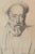 Mid-Century Modern Amador Garrell I Soto, Study of a Imam, 1947, Pencil on Paper For Sale - Image 3 of 11