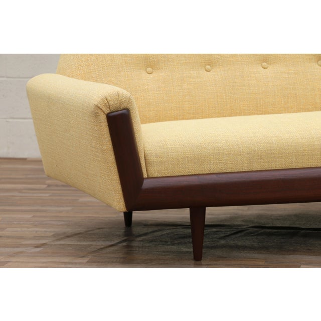 Mid-Century Modern Adrian Pearsall Style Walnut Sofa, Circa 1960s For Sale - Image 11 of 18