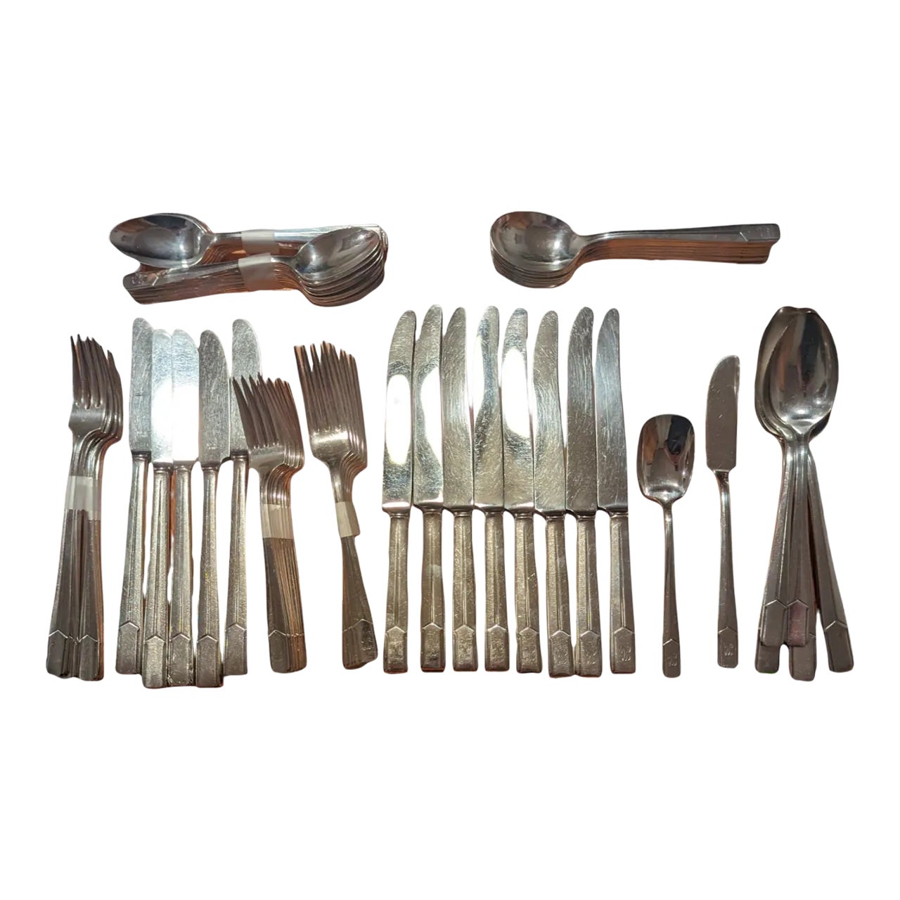 Vintage Napoleon Flatware Set for Eight 65 Pieces Chairish