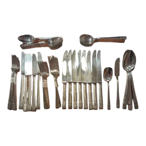 Vintage Napoleon Flatware Set for Eight- 65 Pieces