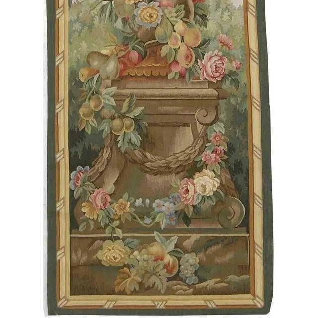 Vintage Tapestry Depicting a Royal Vase For Sale - Image 9 of 9