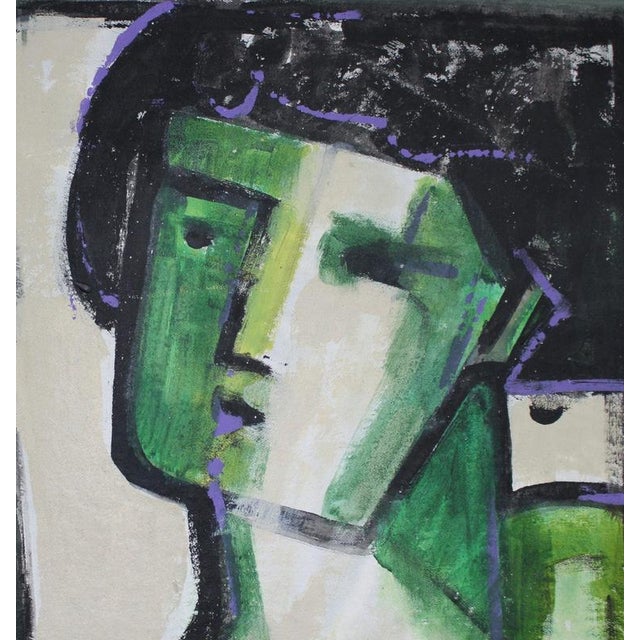 Hidden Portraits XXVIII, 1980s-1990s, Acrylic on Canvas For Sale - Image 4 of 11