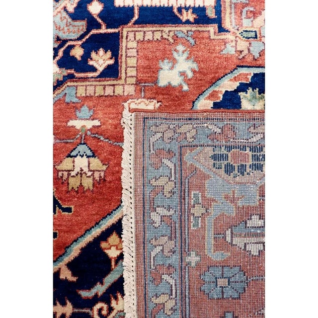 2020s Pasargad Home Serapi Rust Wool Area Rug-11'11'' X 15' 3'' For Sale - Image 5 of 7