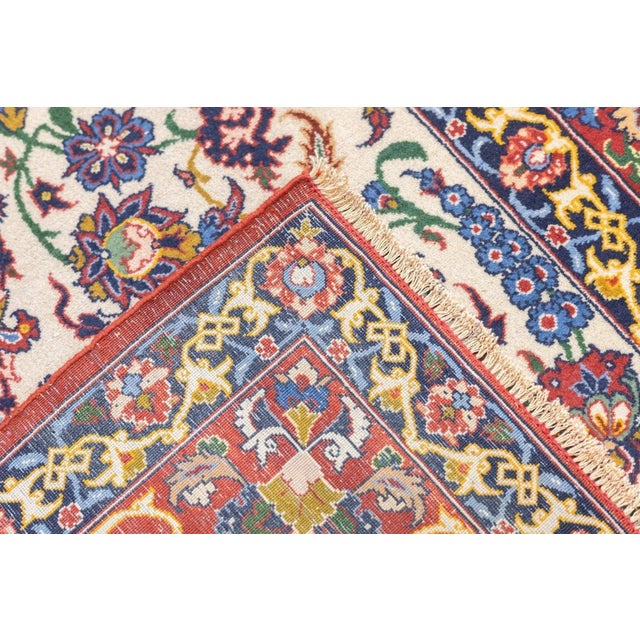Antique Isfahan Rug 3'5'' x 5'2'' For Sale - Image 4 of 12