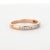 18k Gold Diamond Band Ring With 0.57ct Princess-Cut Diamonds For Sale In New York - Image 6 of 18
