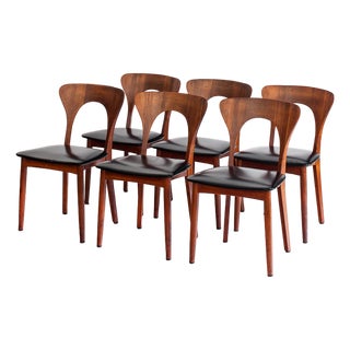 Scandinavian Peter Chairs by Niels Koefoed for Koefoeds Møbelfabrik, Denmark, 1960s,Set of 6 For Sale