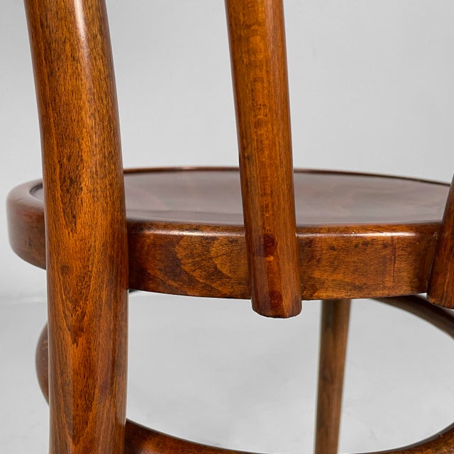 Italian Bistrò Chairs in Wood, 1930s, Set of 18 For Sale - Image 12 of 18