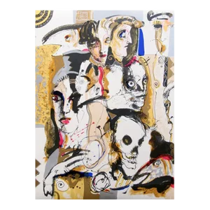 Contabulacion from the Los Conjuros Suite, Juan Sebastian Barberá Durón Lithograph on Guarro Paper, Signed and Numbered in Pencil
