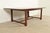 Late 20th Century Ralph Lauren English Provincial Carved Walnut Harvest Farmhouse Dining Table For Sale - Image 5 of 12