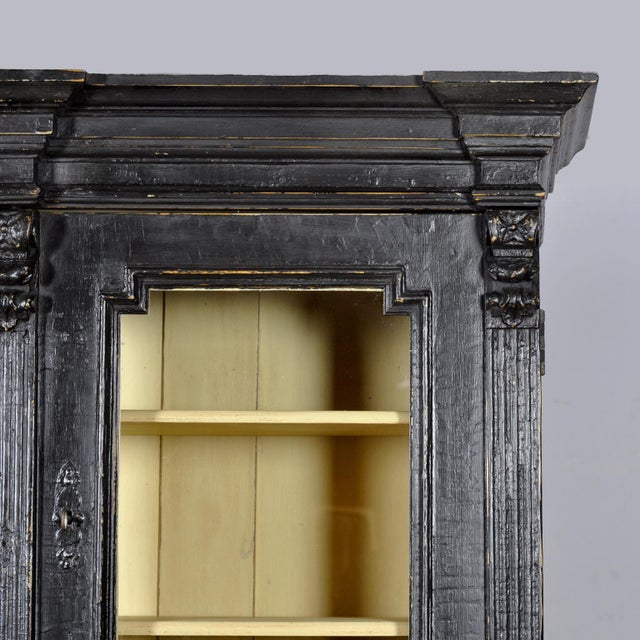 Large Black Pine Cupboard, 1900s For Sale - Image 12 of 18