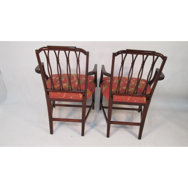 Wood 1930s Vintage H. Sacks and Son of Brookline Ma Chairs - a Pair For Sale - Image 7 of 8