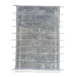 Premium Hand-Knotted Moroccan Wool Rug | 9'9" X 6'11" | One of a Kind For Sale