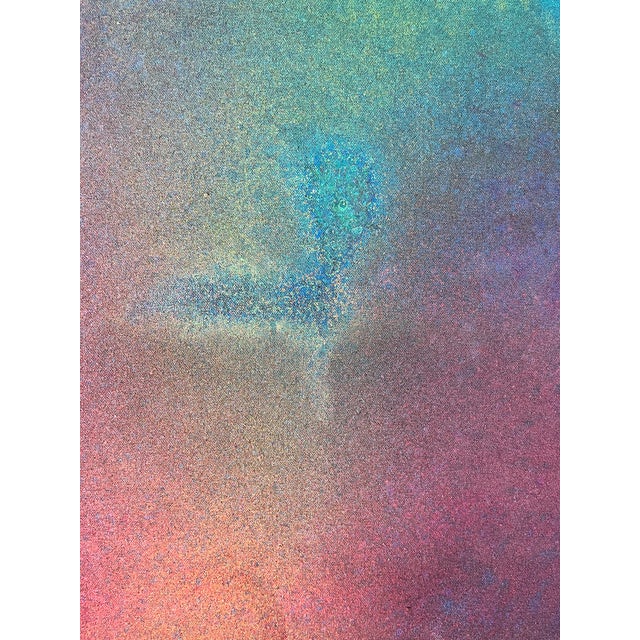 1960s Monumental Red Abstract Painting, Acrylic on Canvas, Signed, 1969 For Sale - Image 5 of 10