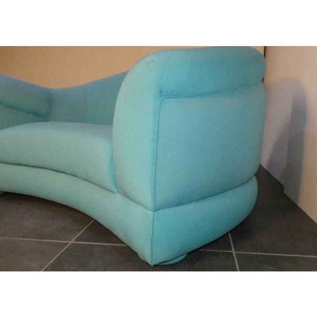Wood Toi et Moi Sofa in Jersey from Arpex International, Rome, Italy, 1970 For Sale - Image 7 of 18