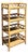 Vintage Bamboo and Rattan Etagere For Sale