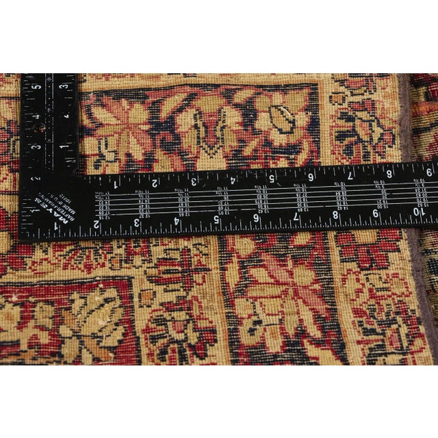 Antique Persian Kerman Rug - 03'10 X 06'02 For Sale In Dallas - Image 6 of 9