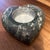 Vintage Natural Wonders Heart Shaped Marble Tealight For Sale - Image 4 of 8