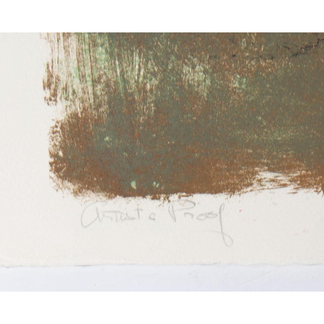 Late 20th Century “Blue Angel” Artist’s Proof Lithograph by Jack Levine For Sale - Image 5 of 8