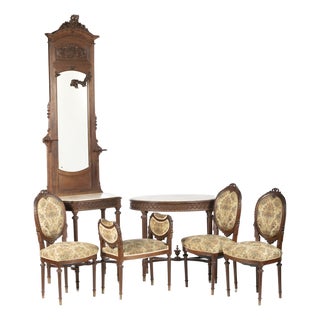 Living Room Furniture, Set of 6 For Sale