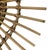 Brown Mid-Century Rattan and Bamboo Sunburst Mirror, France, 1960s For Sale - Image 8 of 12